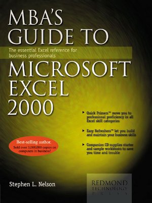 cover image of MBA's Guide to Microsoft Excel 2000
